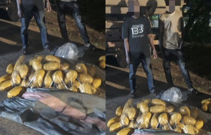 Tema Police intercept truck loaded with suspected Indian Hemp, arrest two