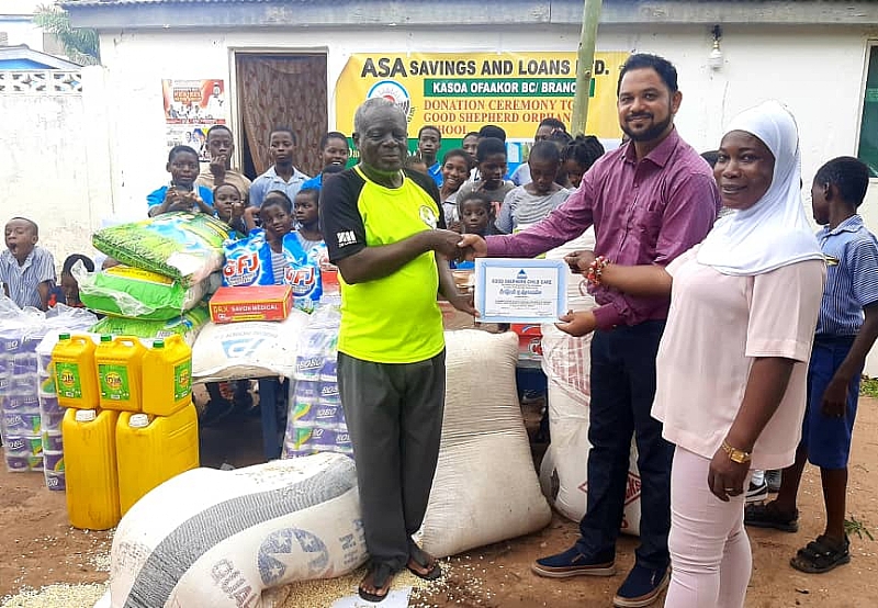 ASA Savings and Loans donate food items, stationary to Good Shepherd ...