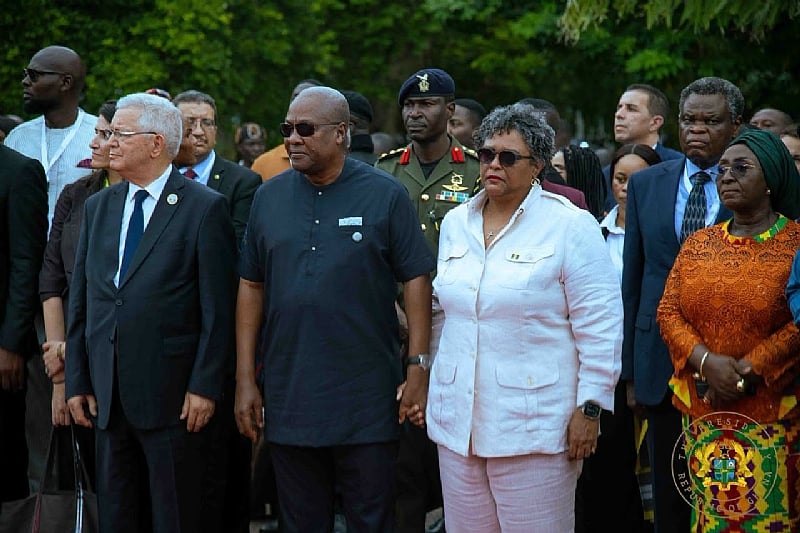 Mahama marks historic Africa–U.S. Juneteenth Commemoration in Osu
