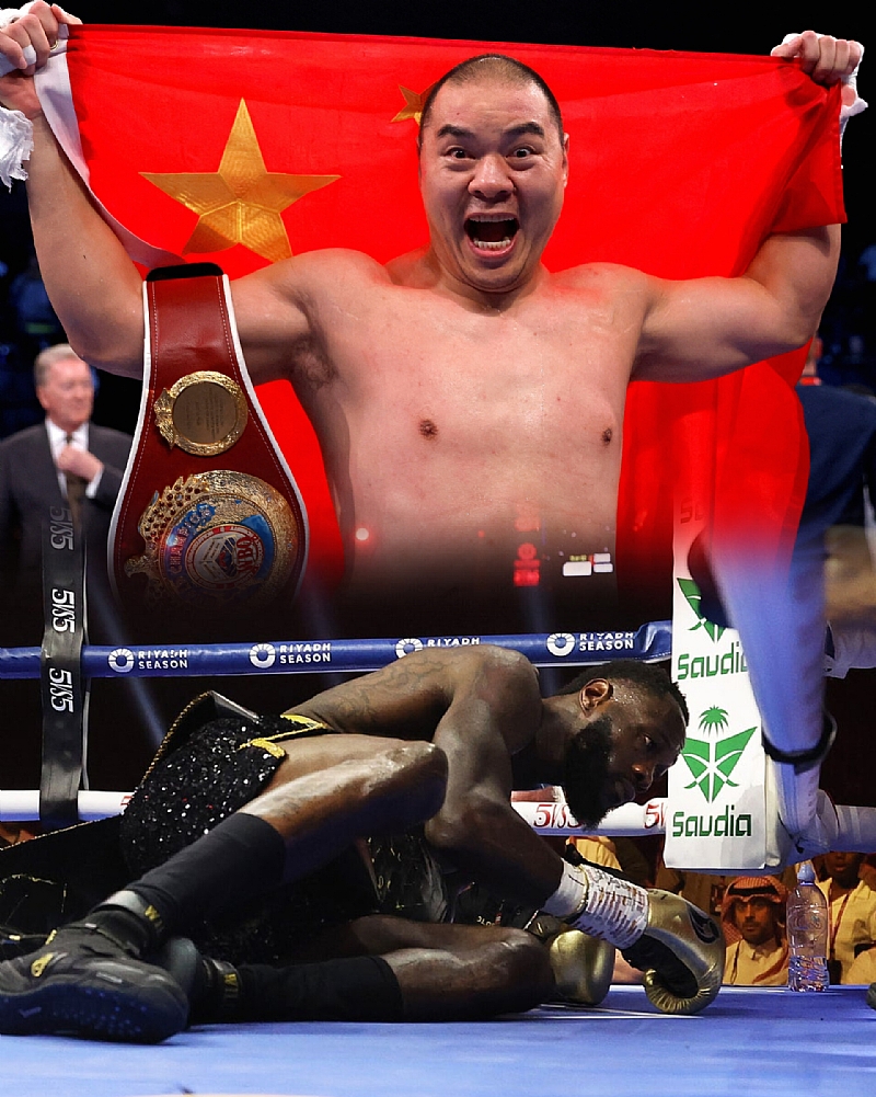 Zhilei Zhang stuns Deontay Wilder with Fifth-Round Knockout in Riyadh