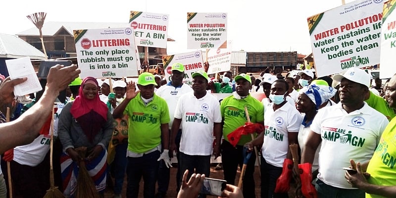 Kintampo Pentecost Church Fights Sanitation With Clean Ghana Campaign