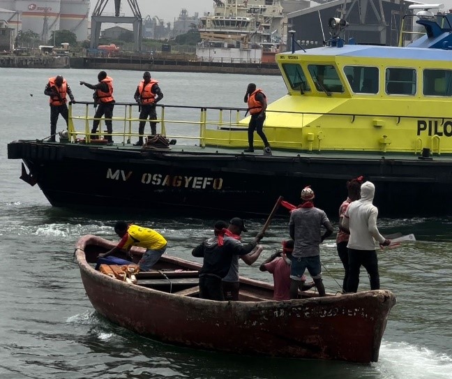 Security agencies conducts ‘kwemo ojogban’ simulation exercise at Tema Port