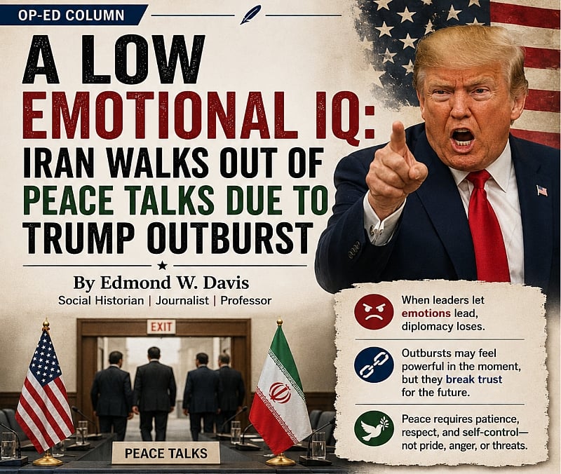 A Low Emotional IQ: Iran Walks Out of Peace Talks Due to Tru...
