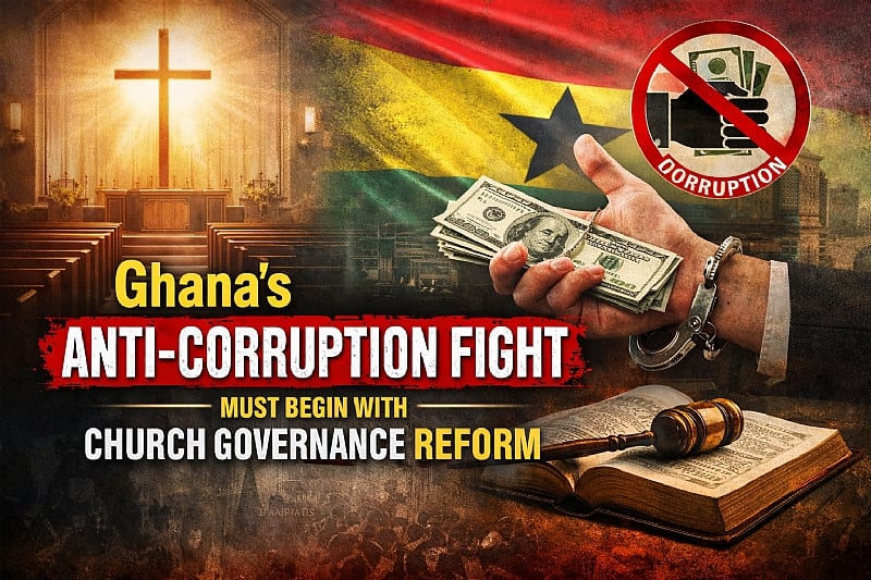 Why Ghana’s Anti-Corruption Fight Must Begin with Church Governance Reform