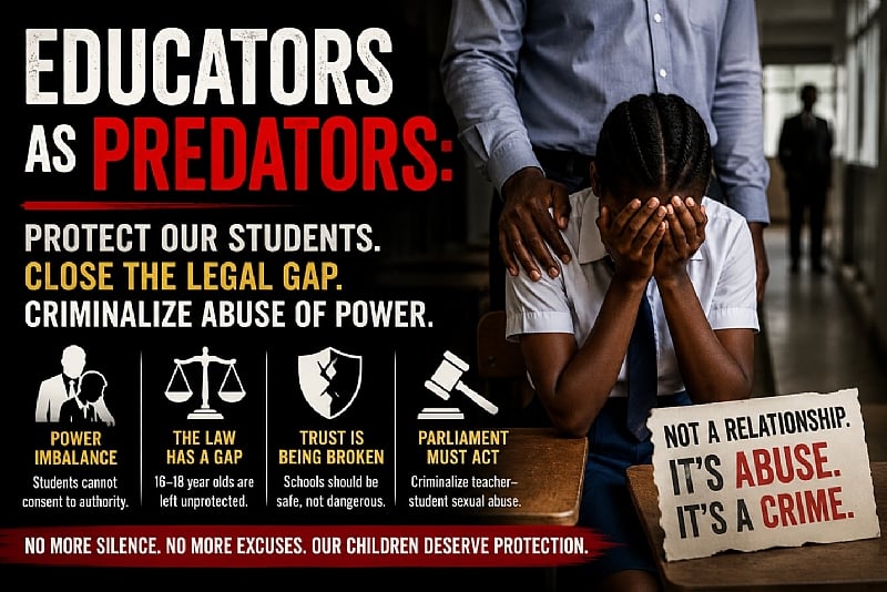 EDUCATORS AS PREDATORS: Why Ghana Must Criminalize Teacher-Student Sexual Relationships NOW