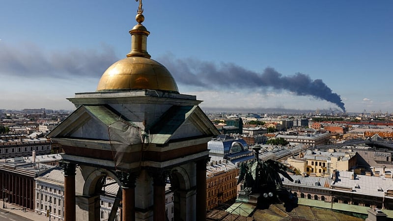 Ukraine strikes St. Petersburg with drones ahead of 'Russian...