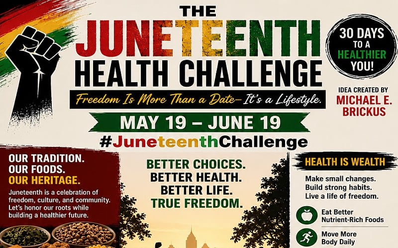 The Juneteenth Health Challenge: Freedom Is More Than A Date...
