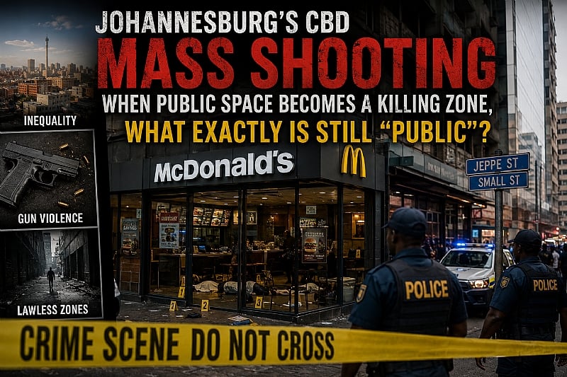 Johannesburg’s CBD Mass Shooting: When Public Space Becomes a Killing Zone, What Exactly Is Still “Public”?