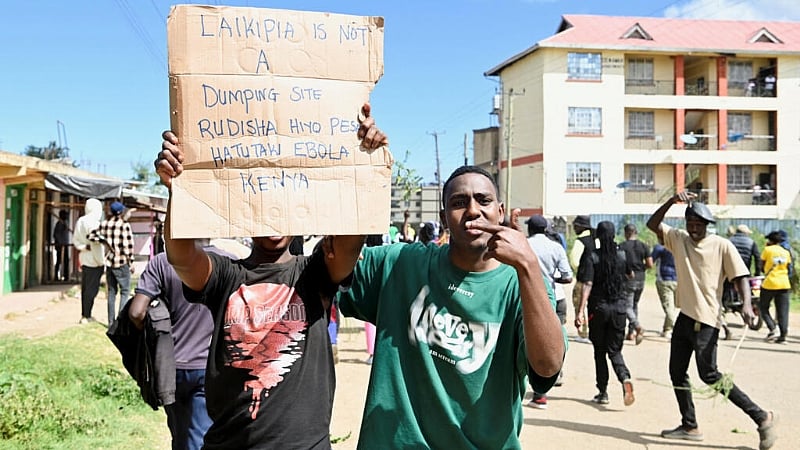 US Ebola facility in Kenya fuels anger in a country with no c