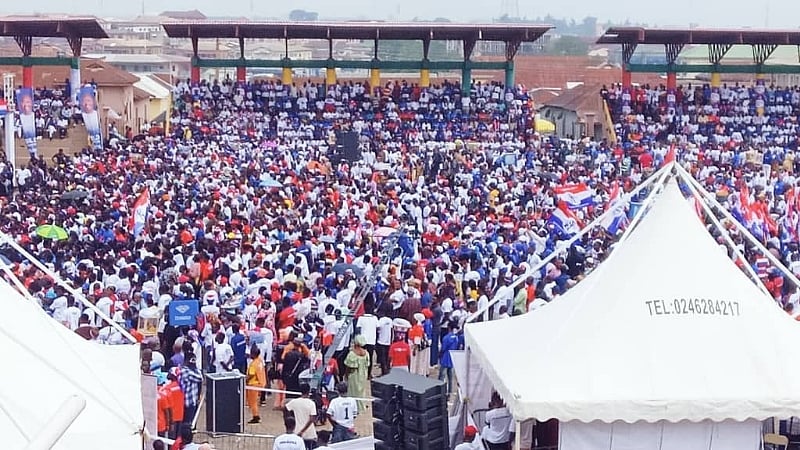 Thousands storm Jubilee Park in Kumasi as NPP unveils NAPO