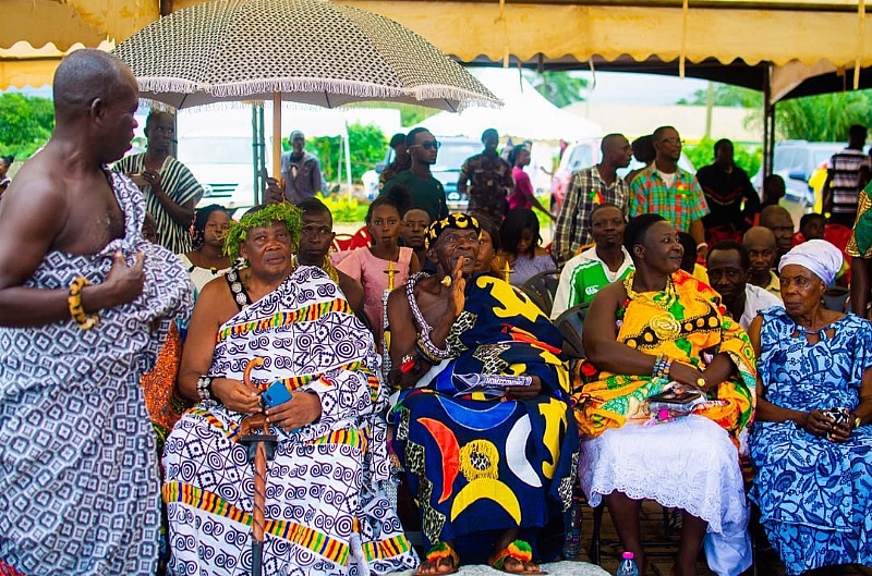 The origin of Fontomfrom (the Akan talking drum)