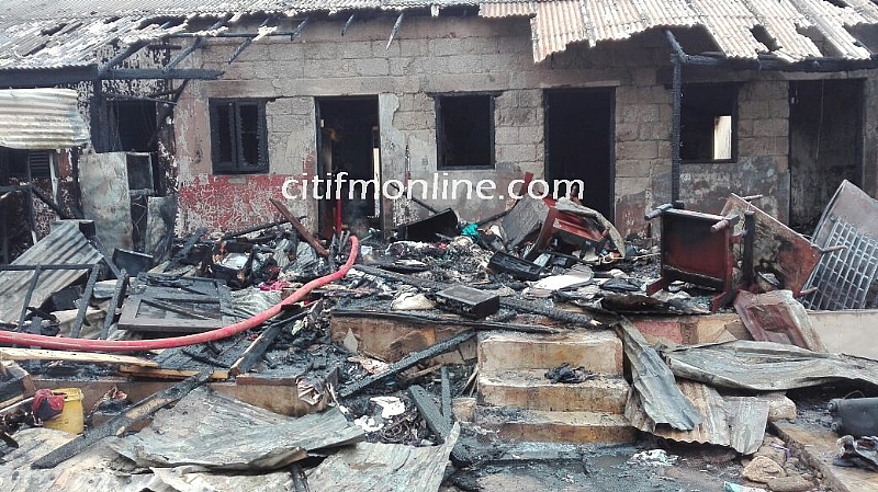 37 Police barracks razed by fire [Photos]