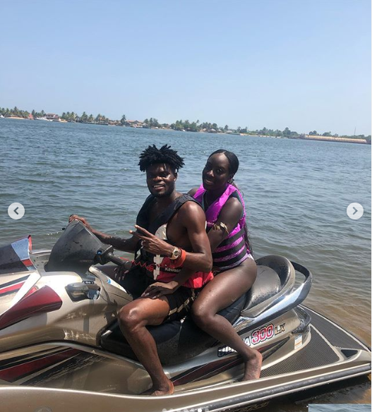 Thomas Partey Chills With Girlfriend Gifty At The Beach [PHOTOS+VIDEO]