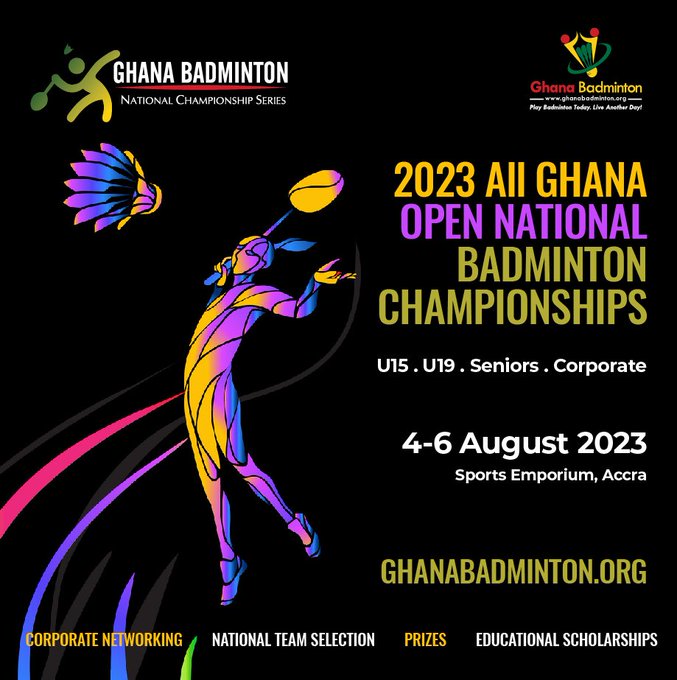 All Ghana Open National Badminton Championship at trust Sports Emporium