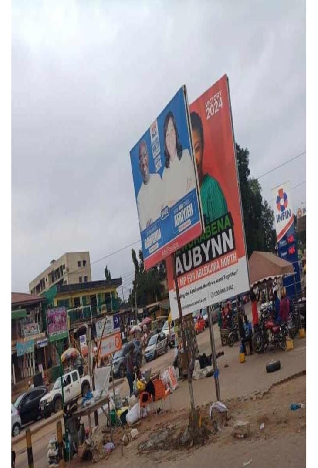 NPP and NDC fight over billboard placement at Ablekuma North