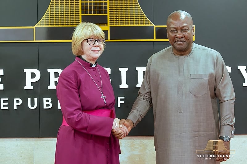 Archbishop of Canterbury pays courtesy call on Mahama