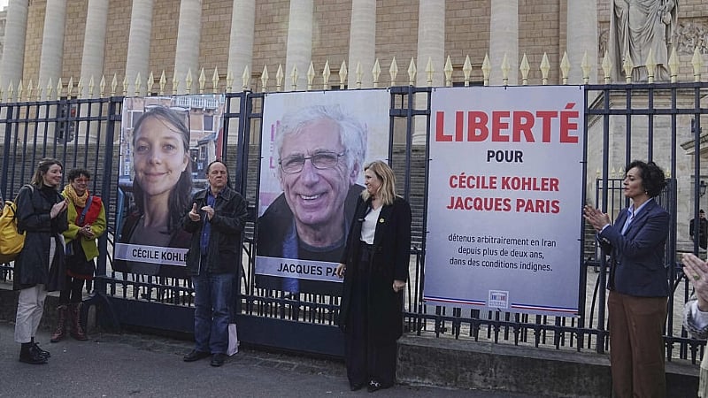 French couple face death penalty in Iran on spying and consp...