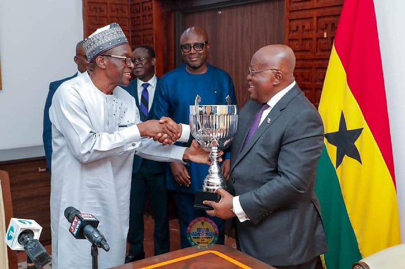 Speaker Bagbin Presents Democracy Cup To Akufo-Addo As Ghana Celebrate ...