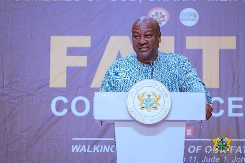 Character defines a person of faith, not titles or power — Mahama