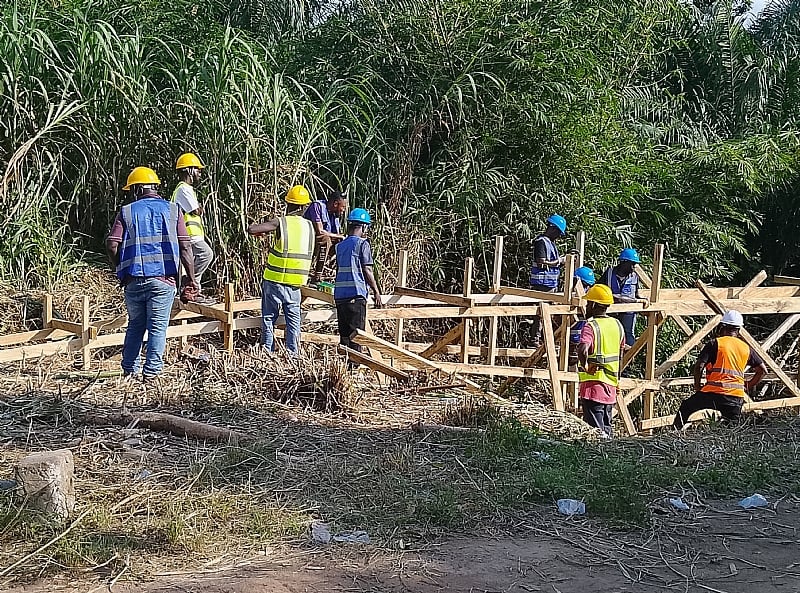 Work commences on collapsed Dzolokpuita-Akome bridge in Ho W...