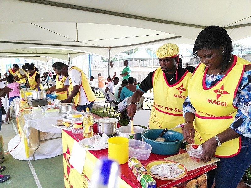MTN Ghana Family Fun Day 2017...Finance & Services Win Cooking Competition