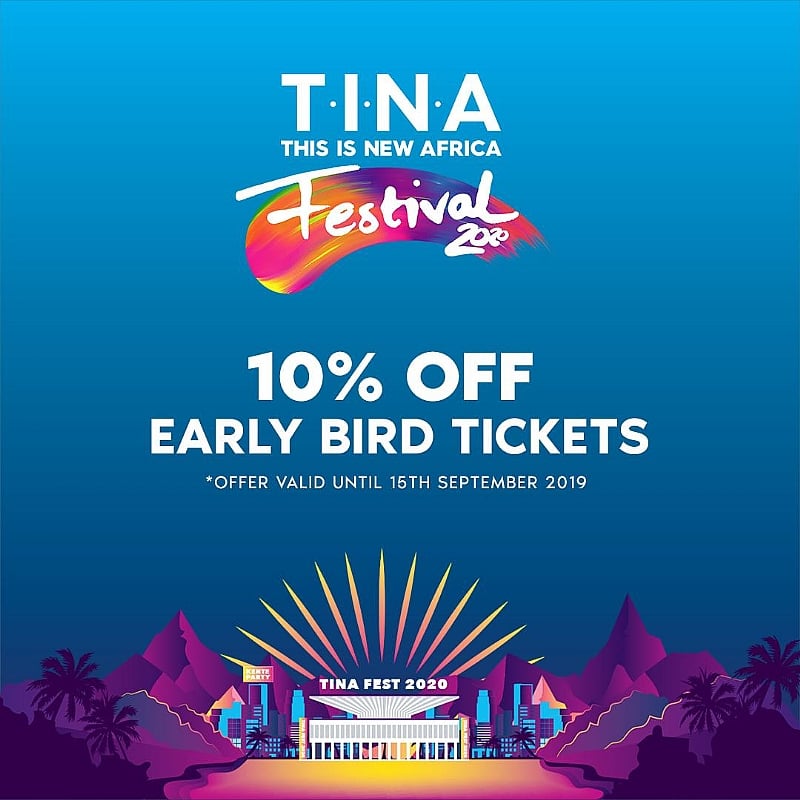 FUSE ODG's TINA Festival 2020 Website Launch And Early Bird Ticket Promo