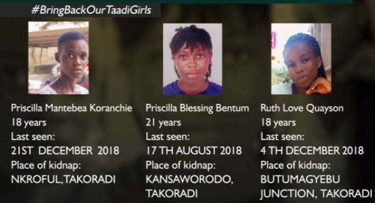 Acting IGP Visits Families Of Takoradi Missing Girls Today