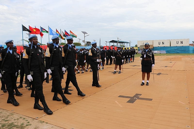 Ghana Formed Police Unit In South Sudan Receives UN Medal; Celebrate 10 Years Of Peacekeeping With UNMISS