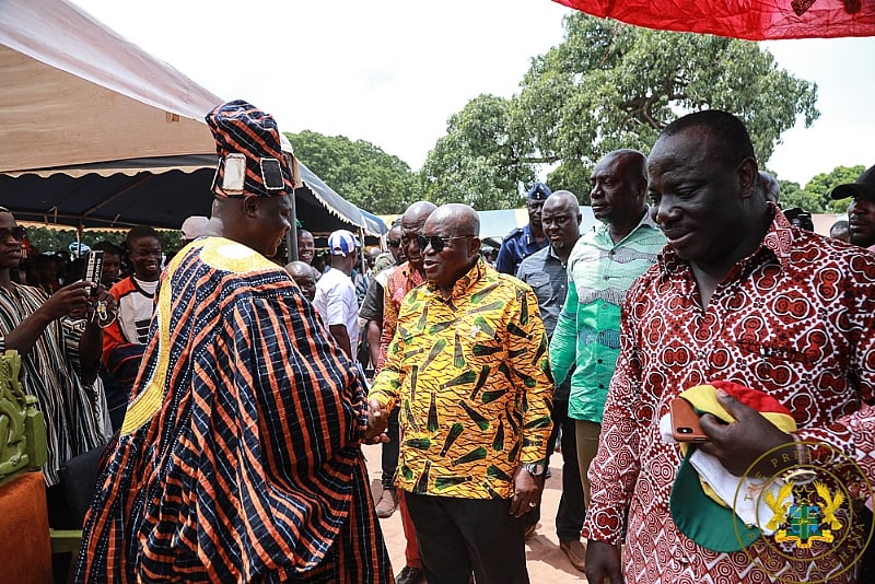 Kpandai Chiefs Eulogise Akufo-Addo, 'Your Name Will Remain Indelible Forever'