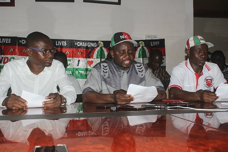 Navrongo: NDC Youth Condemn Akufo-Addo's Security Personnel For Destroying Placards