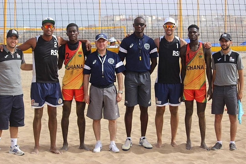 Ghana Beach Volleyball Team Reach Quarter Finals