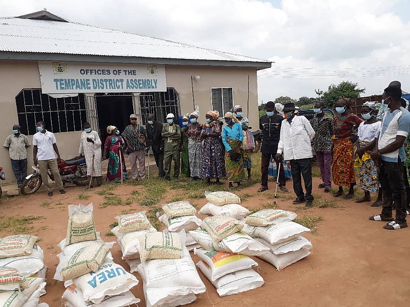 World Vision International-Ghana Support 200 PWD's In Tempane District