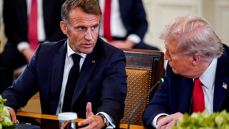 Macron calls Putin a 'predator' while backing new push for Ukraine peace talks
