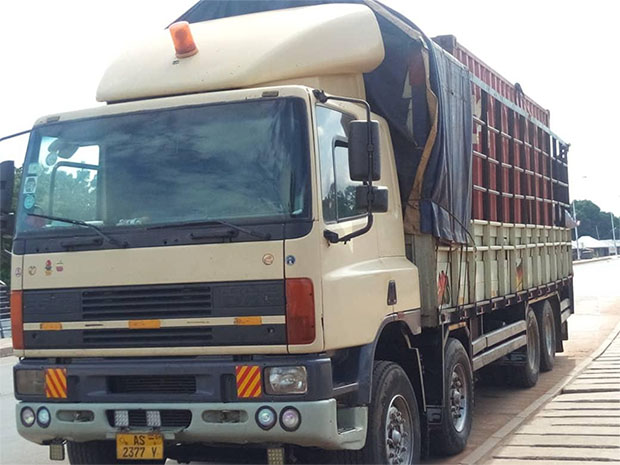 Truck Loaded With Rosewood Impounded
