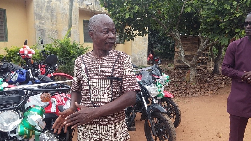 Agric Extension Officers Receive Motorbikes