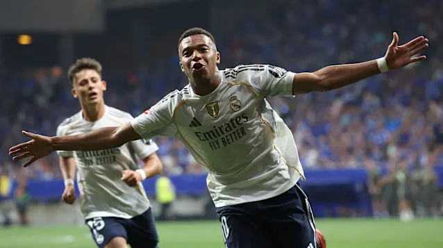 La Liga: Kylian Mbappe scores twice as Real Madrid win at Oviedo