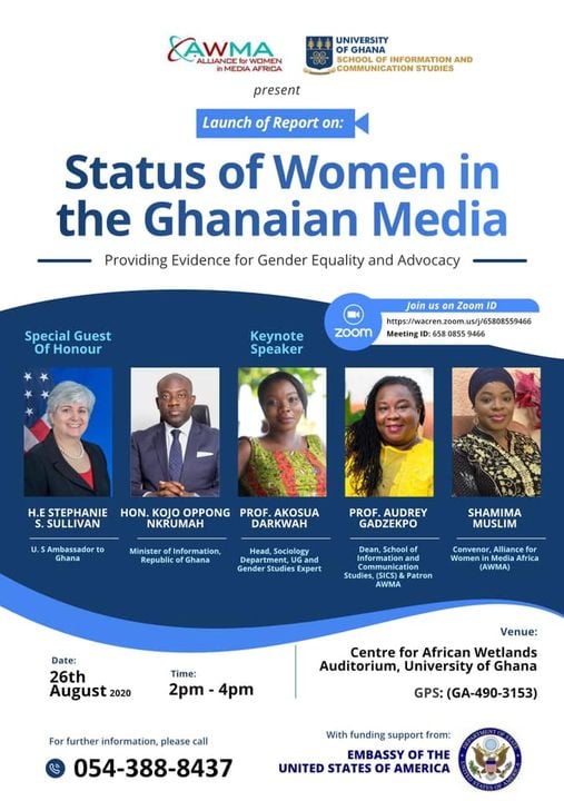 New Awma Report To Highlight Status Of Women In Ghanaian Media 