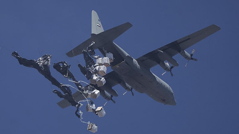 France continues aid airdrops to Gaza but says land crossing...