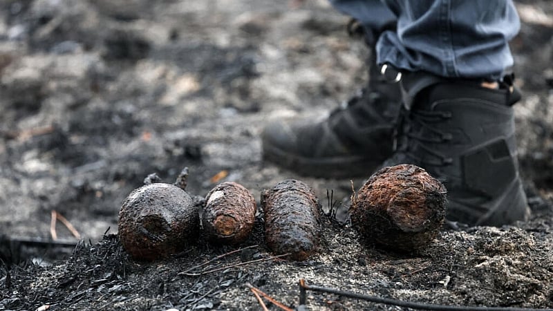 French wildfires expose buried WWII shells