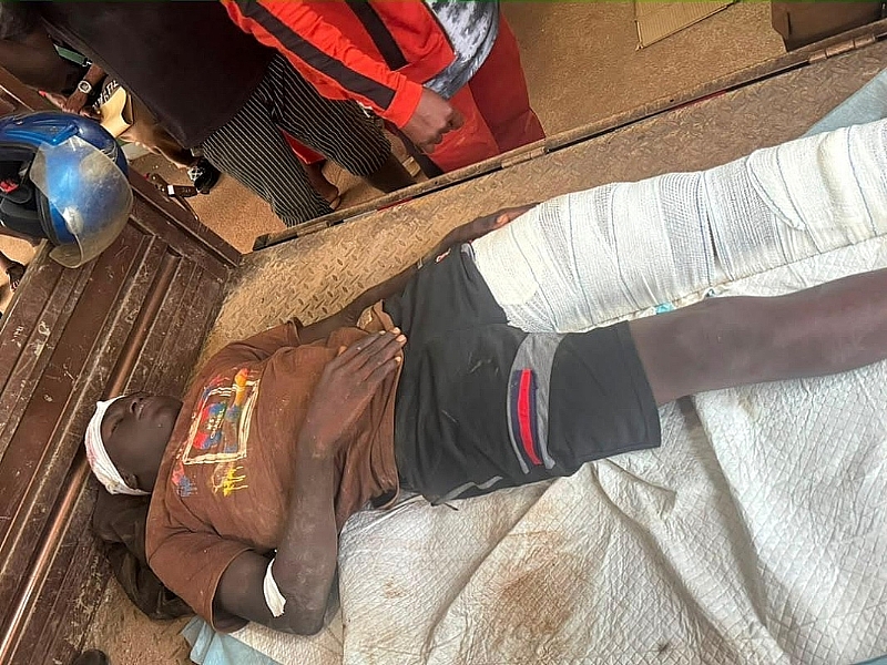 Python Police Perfum Police probe dynamite explosion at tailings site in Aboso