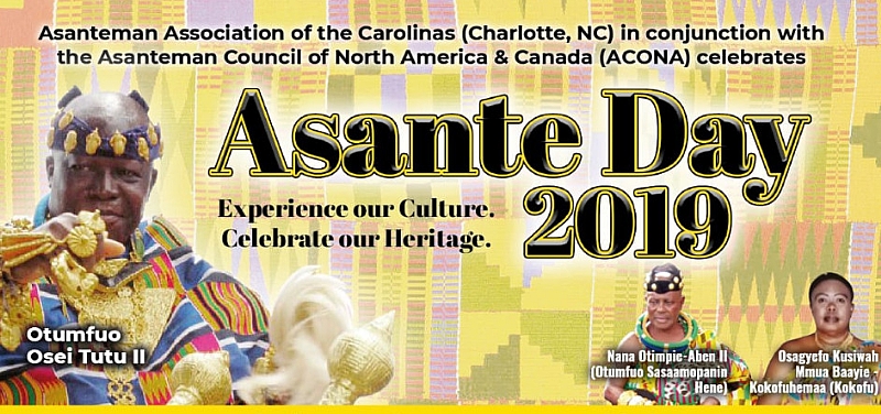 The Asanteman Council of North America (ACONA) Celebrates 2019 Asante Day in North Carolina