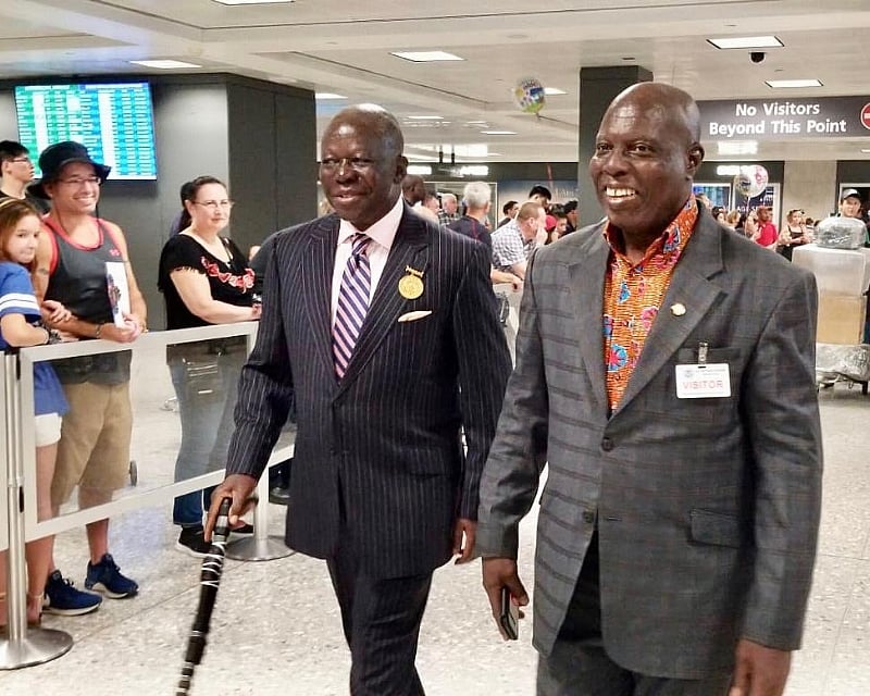 PHOTOS: Asantehene Arrives in the United States