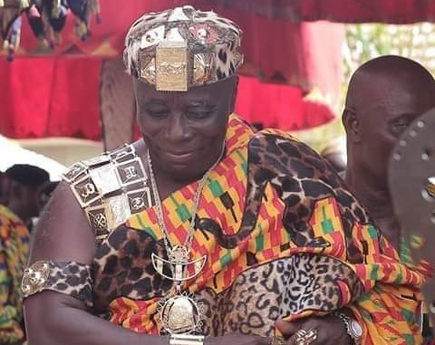 Okyenhene Tours Selected Towns In Akyem