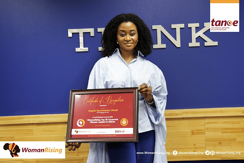 IBM Ghana CEO, Angela KyerematenJimoh Receives WomanRising Award