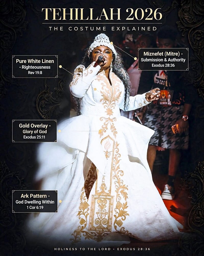 Ohemaa Mercy explains biblical meaning behind Tehillah Experience outfit