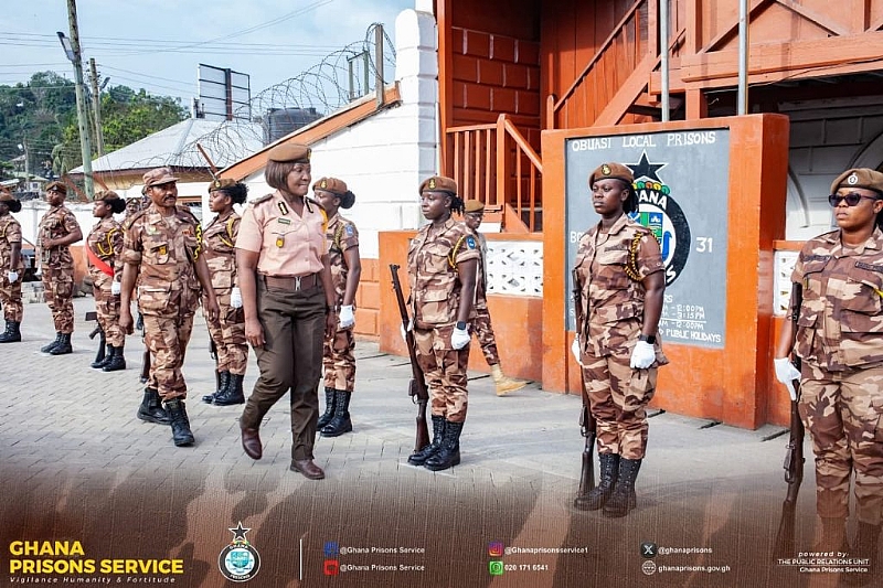A/R: Director General of Prisons visits new training facility at Fumso