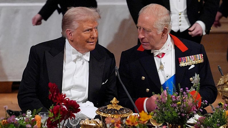 Trump's state visit to the UK gets political after royal welcome