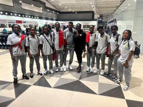 2026 U-20 WWCQ: Black Princesses depart Accra for Tunisia for first leg