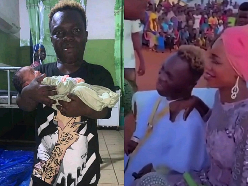 Shatta Bandle marries baby mama