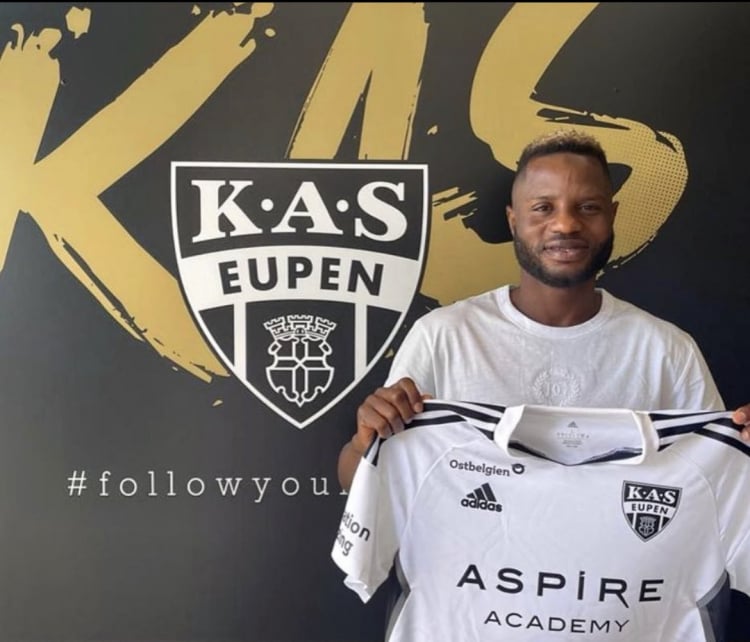 Belgian side KAS Eupen confirm signing Mubarak Wakaso on loan